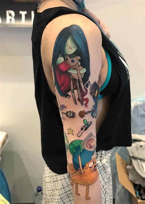 Adventure Time Tattoos By Brent Goudie Movie Tattoos Pin Up Tattoos