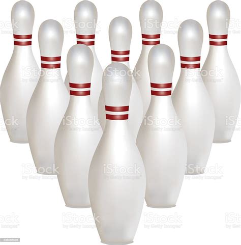 Ten Pins Bowling Stock Illustration Download Image Now Bowling