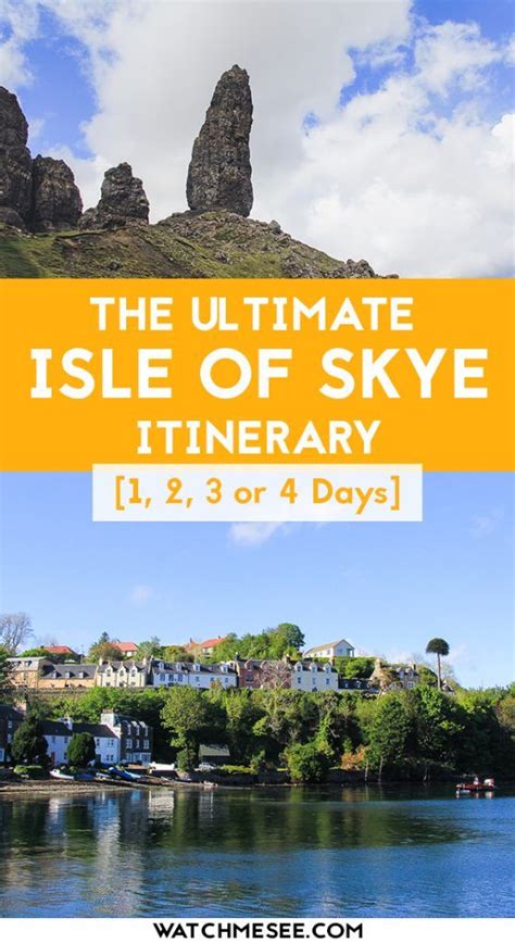 The Ultimate Isle Of Skye Itinerary For 1 2 3 And 4 Days Watch Me