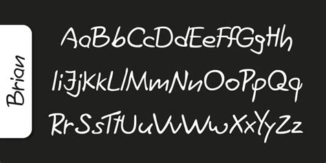 Brian Handwriting Font Webfont And Desktop Myfonts