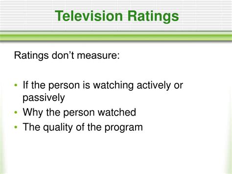 Ppt Television Ratings Powerpoint Presentation Free Download Id