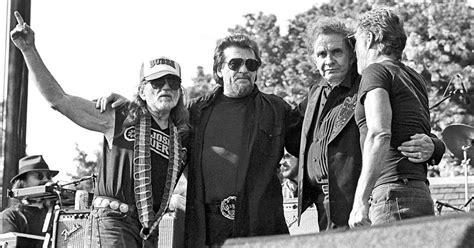 Country Musics Original Supergroup The Highwaymen Perform Their Song