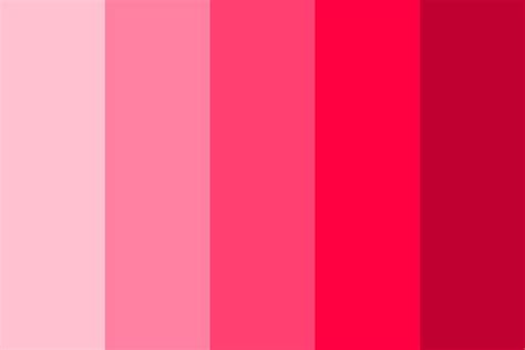Red Roses Color Palette Color Palette Pink Red Colour Palette Pink