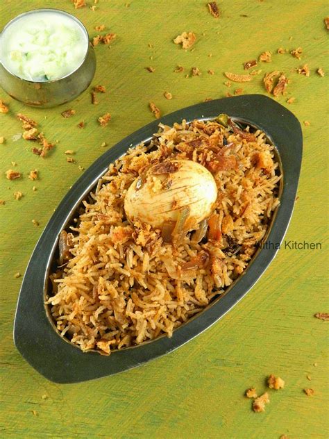 Egg Biryani Muttai Biriyani Recipe Nitha Kitchen