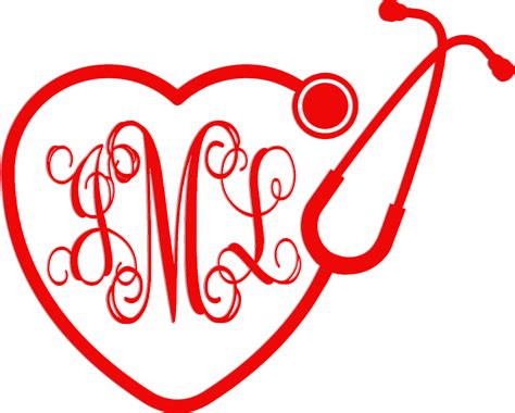 Stethoscope Heart Png Heart Stethoscope Svg Free Clipart Full Size