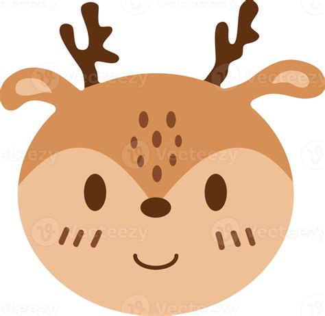 Deer Face Cartoon Animal 20647474 Png
