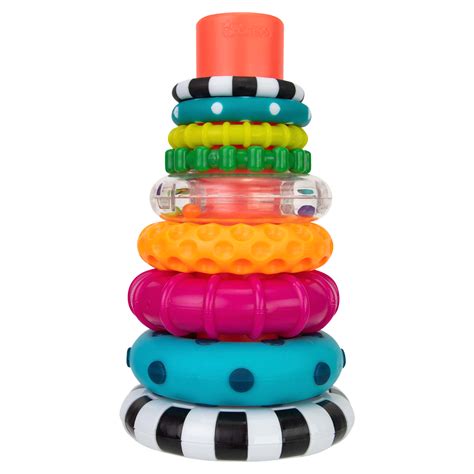 Sassy Stack Of Circles Ring Stacker Baby Toys And Activities Meijer