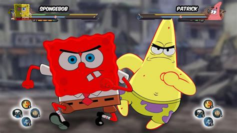 Evil God Spongebob Vs Golden Killer Patrick Anime Mugen Youtube