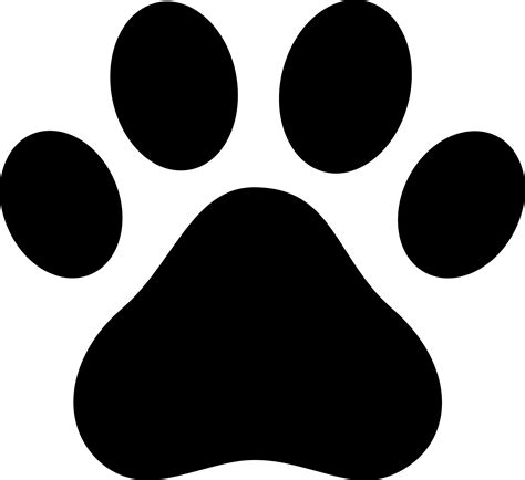 Dog Paw Free Coloring Pages