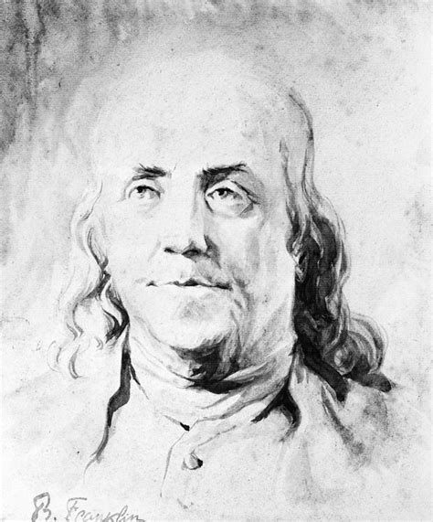 Benjamin Franklin 1706 1790 Painting By Granger Fine Art America