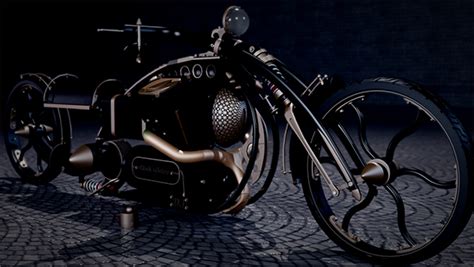 Steampunk Chopper Black Widow On Behance