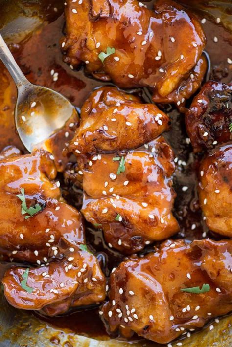 Sweet And Spicy Honey Sriracha Chicken The Flavours Of Kitchen
