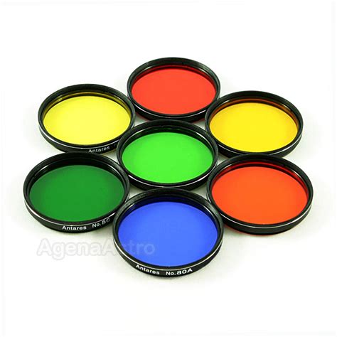 Antares 2 Color Filters Set Of 7 Filters Astronomyconnect