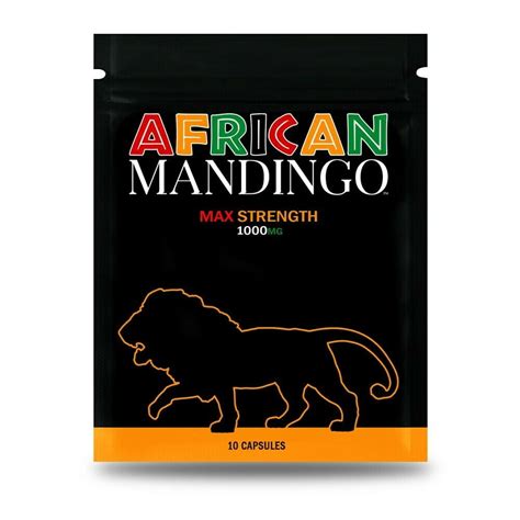 African Mandingo Max Strength Male Enhancement Sex Pills 10