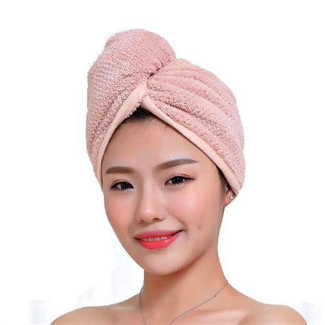 Ultra Absorbent Hair Turban Towel Quick Dry Anti Frizzy Microfiber