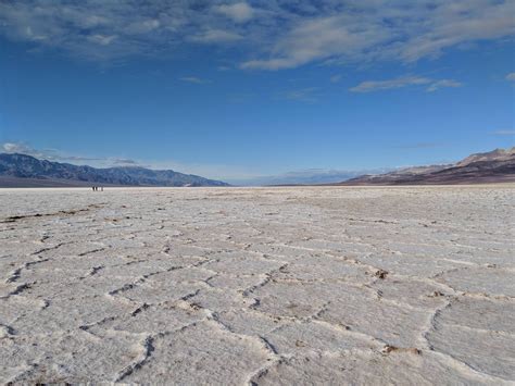 The Awesome Badwater Basin Salt Flats At Death Valley