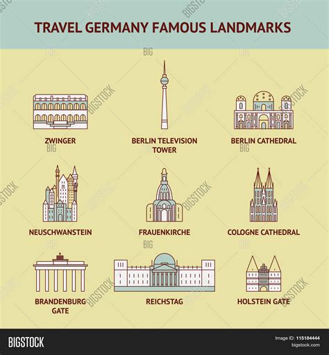 Travel Germany Famous Vector And Photo Free Trial Bigstock