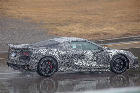 Mid Engined Corvette C8 Prototype Shows Details As Order Guide Leaks
