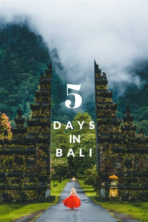5 Day Itinerary In Bali Indonesia Your Trip Planning Guide Bali Travel Indonesia Travel
