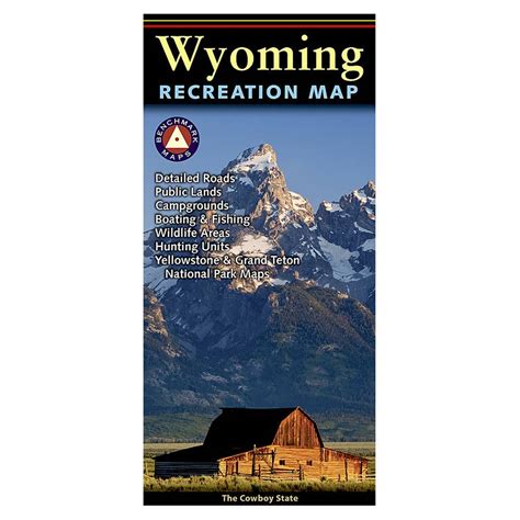 National Geographic Wyoming Recreation Map