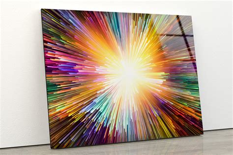 Tempered Glass Printing Wall Art Oversized Wall Decor Home Etsy
