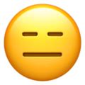 There are also private emoji packs like joypixels that license their own emojis. Expressionless Face Emoji