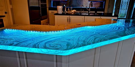 Glass Countertops Review Recycled Glass Countertop Ideas The Kitchen Blog