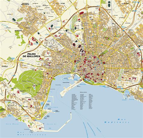 Mapas Detallados De Palma De Mallorca Para Descargar Gratis E Imprimir