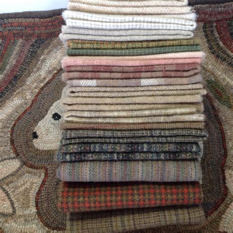 Wool Pack For Primitive Rug Hooking And Applique Wp203