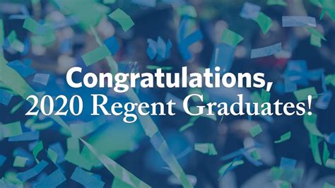 Congratulations 2020 Regent Graduates Regent University Youtube