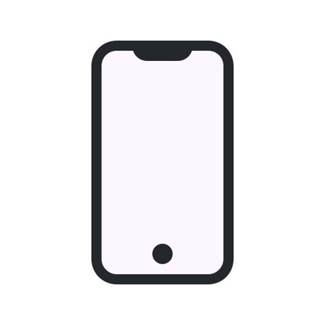 Cell Phone Icon Png White