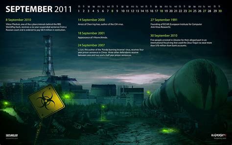 malware calendar for september 2011 hd wallpaper pxfuel
