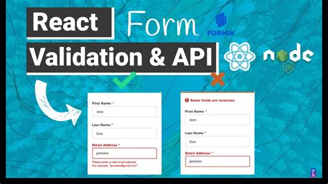 React Js Registration Form Validation Tutorial Tuts Make Name Input
