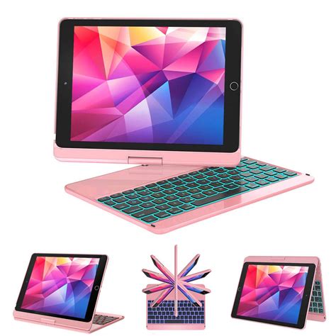 The typecase touch ipad air 4 case is a hard clamshell case and a keyboard with a touchpad. Backlit Keyboard iPad Case 360 Rotatable, Pink / 9.7" iPad ...