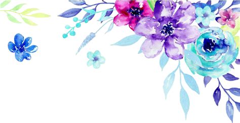 floral watercolor png - #ftestickers #flowers #floral #watercolor #corner #edging - Watercolor ...