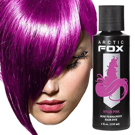 arctic fox semi permanent hair dye color virgin pink 4oz 118ml u fitnutrition