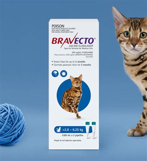 This solution seeps into the tissues located beneath the skin, and when fleas and. Long Lasting Flea & Tick Treatment for Cats | Bravecto