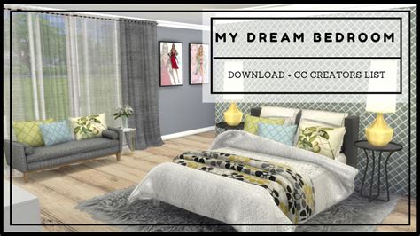 My Dream Bedroom At Dinha Gamer Sims 4 Updates