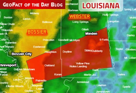 Geofact Of The Day 1112020 Louisiana Tornado Warning 1
