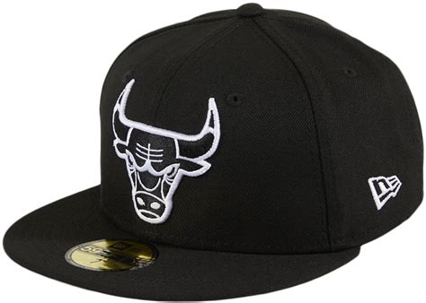 New Era Chicago Bulls 59fifty Fitted Hat Blackwhite Fw21 Mx