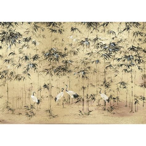 Garzas By Coordonne Gold Mural Wallpaper Direct Metallic Behang