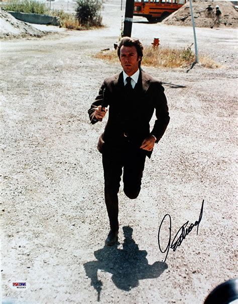 Clint Eastwood Signed Autographed X Color Photo PSA DNA Certified Movie Photos At