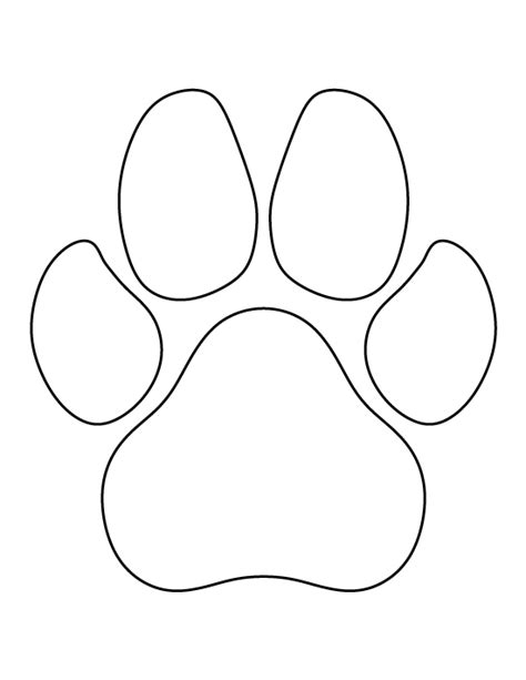 Free Paw Outline Download Free Paw Outline Png Images Free Cliparts