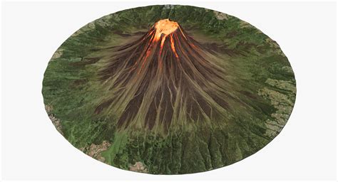 3d Volcano Lava V2 Model Turbosquid 1403655