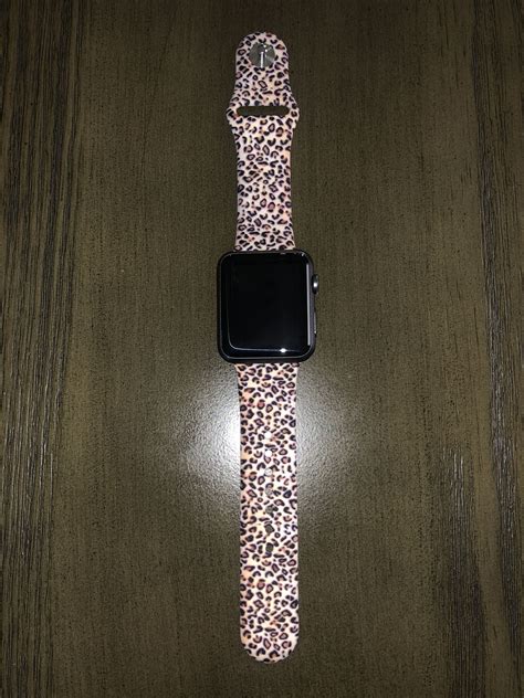 Custom Band For Apple Watch Leopard 3840mm Etsy Apple Watch