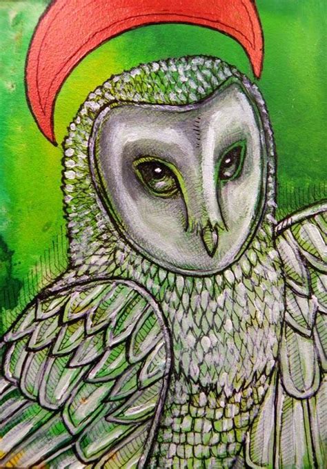 Lynette Shelley Mixed Media Ghost Owl In 2022 Barn Owl Art
