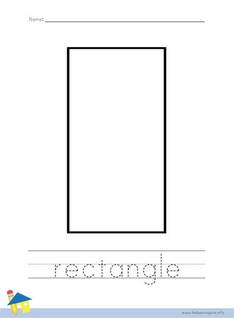 Rectangle Coloring Worksheet The Learning Site