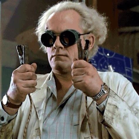 dr emmett brown who on this day 62 years ago had in his words “a revelation a picture in