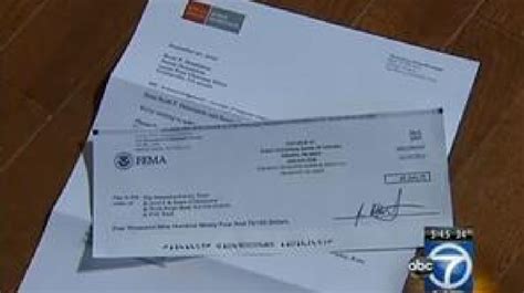 When you receive your insurance check, you'll notice that wells fargo is named on it. Man turns to 7 On Your Side after bank refuses to endorse FEMA check | WJLA