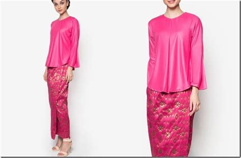 10 baju kurung ideas in shades of pink for raya 2016 party dressing